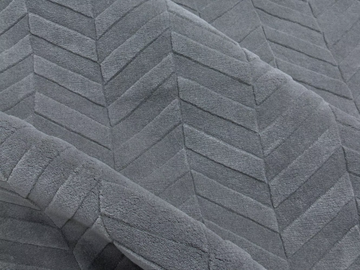 DIAGONAL GREY - Rectangular handmade wool rug by Edition Bougainville - view 3